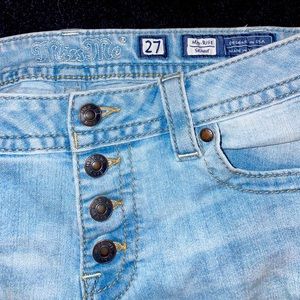 Miss Me high rise skinny jeans size 27